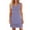 Purple, variant on Kukoosong Women's Sleeveless Eyelet Cutout Hem Tank Mini Dress, Solid Color V Neck Loose A-Line Dress, Summer Short Swing Sundress with Hollow Out Trim