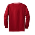 thumbnail image 5 of Sport-Tek Youth Tipped V Neck Raglan Wind Shirt-XS (True Red/White), 5 of 5