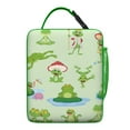 thumbnail image 6 of Frog Insulated Lunch Box Teen Reusable Lunch Tote Bag with Front Pocket Cooler Tote Bag Work Beach, 6 of 6