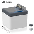 thumbnail image 1 of ZheElen Toothpick Dispenser Electric Automatic Toothpick Holder Smart Tooth Stick Storage Box, Dark Blue, USB Charging Dark blue USB, 1 of 6