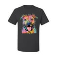 thumbnail image 3 of Dean Russo Best Dog Dog Lover Men's Graphic T-Shirt, Charcoal, X-Large, 3 of 6