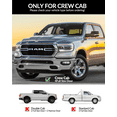thumbnail image 2 of Running Boards 6.3 Inches Compatible with 2019-2023 Dodge Ram 1500 New Body Style(Not Classic) Quad Cab/Extended Cab Aluminum Side Steps Nerf Bars, 2 of 4