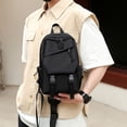 thumbnail image 4 of Bolso con correa, mochila para hombro en el pecho, mochila para computadora portátil, bolso cruzado, viajes al aire libre para hombres y mujeres, 4 of 5