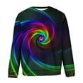 thumbnail image 3 of Lilgiuy Men Casual Round Neck Long Sleeve Pullover 3D Printed Sweatshirts Blouse for Camping Hiking Fishing, 3 of 4