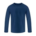 thumbnail image 5 of TGPMGRZ Kids Long Sleeve Rash Guard Boys Swim Shirt UV Protection Sun Shirts Swimwear Tops Activewear Navy 3-4 Years, 5 of 5