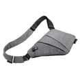 thumbnail image 3 of Bolso de lona para el pecho para hombre, estilo coreano, informal, distintivo, bandolera para hombre, mochila de hombro para el cabello, 3 of 4