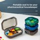 thumbnail image 2 of Waterproof Pills Storage Box Organizer Transparent Medicine Small Mini Pillboxes Portable Weekly Tablet Dispenser Pill Container, 2 of 4