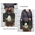 thumbnail image 6 of FORMRS 16" Laptop Sleeve Bag Carrying Case with Handle Travel Shoulder Briefcase, Happy Ghost, 6 of 8