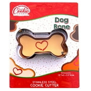 Dog Bone Cookie Cutter - Stainless Steel