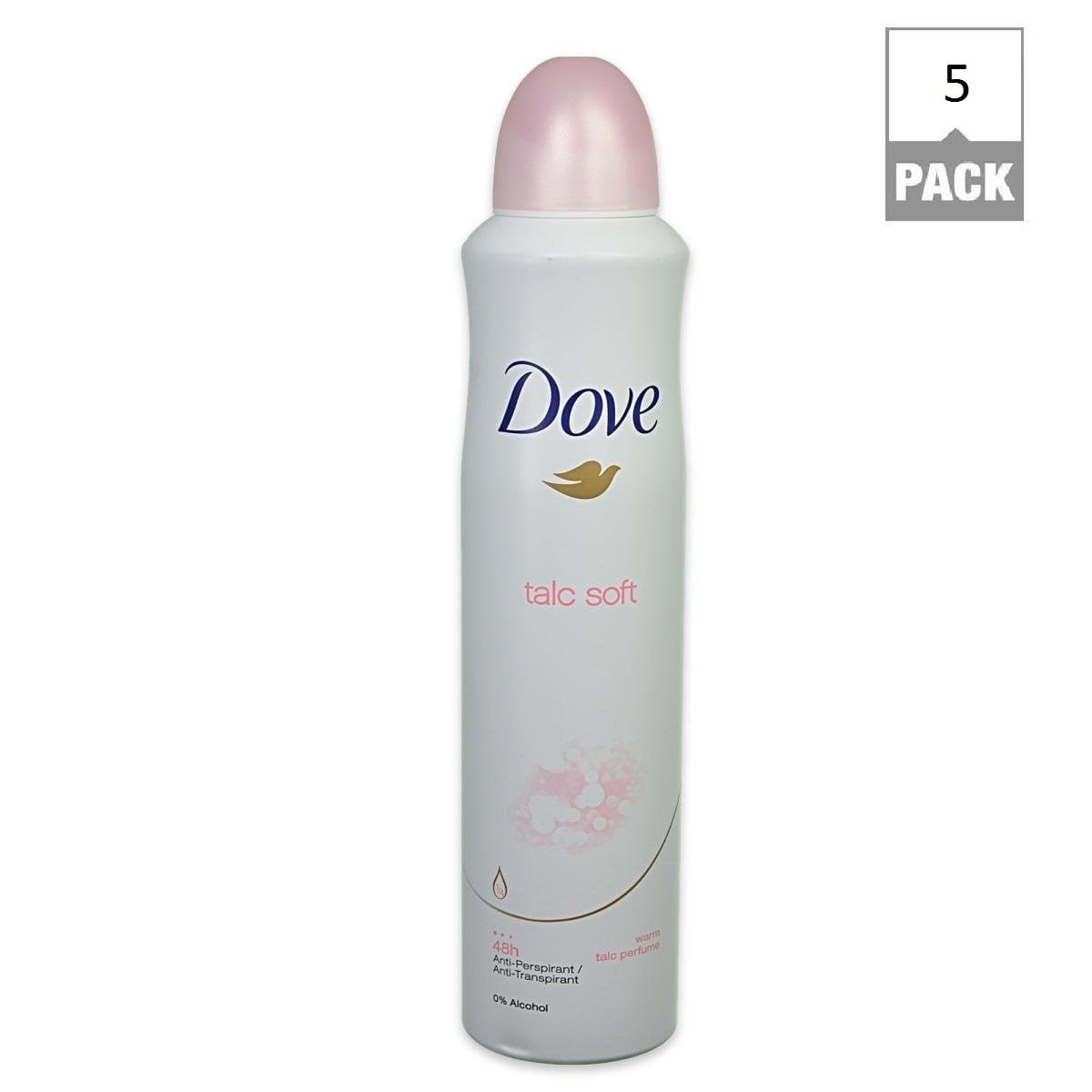 Dove Talc Soft Antiperspirant Deodorant 250 Ml Spray 48 Hour Protection