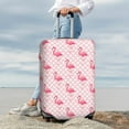 thumbnail image 4 of Uemuo Cute Flamingo with Heart Printed Washable Luggage Cover - Fashion Suitcase Protector Fits 18-32 Inch Luggage -X-Large, 4 of 9