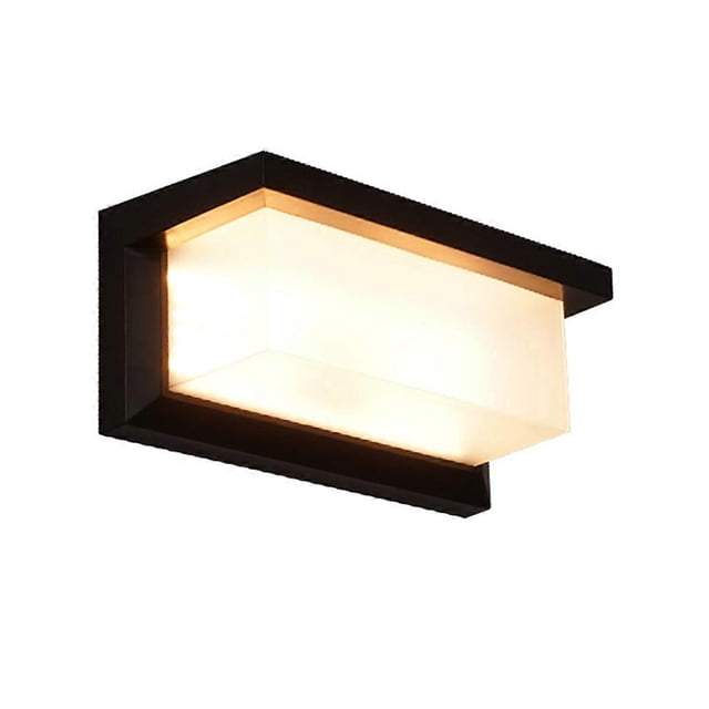 6W LED Outdoor Porch Light Solar Light IP65 Waterproof Smart Light Control with Motion Sensor No Need to Drill Holes