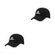 thumbnail image 4 of Qarigey Gorra De Béisbol Grande Rellena Y Tridimensional Para Cara Pequeña Con Múltiples Colores Y Opciones Para Elegir Especial Marca en marca en blanco y negro Talla única 2Conjunto, 4 of 6