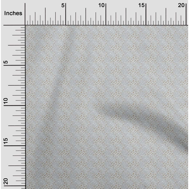 oneOone Silk Tabby Fabric Leopard Animal Skin Print Fabric by The Yard 42 Inch Wide