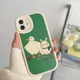 thumbnail image 6 of Compatible with iPhone Case,Cute Kawaii Bunny Duck PU Leather Bumper Camera Lens Protection Soft Shockproof Cover Phone Case (Green,iPhone 11), 6 of 6