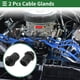 thumbnail image 2 of Abrazaderas de cable M20x1.5 15.8mm / 0.62" Conector rápido recto PA6 Nylon Negro 2 Pcs, 2 of 7