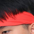 thumbnail image 6 of MRLESS Sports Headband Tie Non-Perspiration Sweatband (Red), 6 of 7