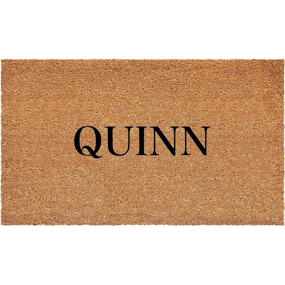 Calloway Mills 111481729 Bold Quinn Personalized Doormat 17" x 29"