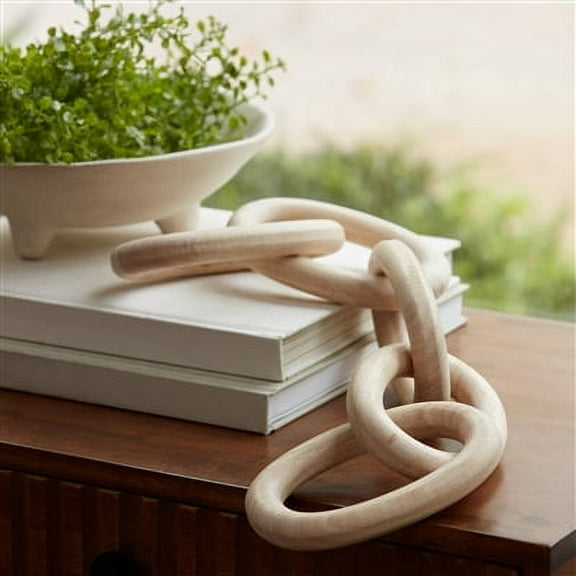 Chain Link Wood Decor