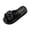 Black, variant on Womens Outdoor Bow Decor Toe Post Platform Flip-Flop Sandals, Casual Open Toe Slip-On Slippers, Lightweight Summer Beach Sandals