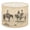 Color 4, variant on Linen Drum Lampshades Bison Herd Western Open Prairie Landscape Expansive 13"x13"x10" Light Shade for Table Lamps Floor Lamp Shades Lampshade Replacement Assembly Required
