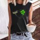 thumbnail image 2 of Patrick's Day Casual Mujer Sin mangas O-cuello Impreso Tops Damas Chaleco Pompotops  lopia997274, 2 of 4