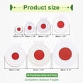 thumbnail image 2 of Uxcell 2-8cm Microfiber Bullseye Targets, Competition Game Target Shooting Practice Fabric Pad Disc Tool Outdoor Hunting Accessories 14Pcs, 2 of 5