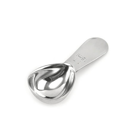 

15/30ml Stainless Steel Measuring Coffee Scoop 1 tablespoon Short Handle Tablespoon Measuring Spoons for Coffee Tea