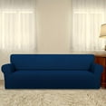 thumbnail image 2 of Funda de sofá superelástica para silla, funda de sofá suave antideslizante de licra, protector de muebles lavable con espuma antideslizante y parte inferior elástica para niños, mascotas Adepaton LRWJ066-54, 2 of 7