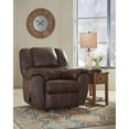 thumbnail image 4 of Ashley Furniture Signature Design Jumbo Stitching McGann Rocker Recliner, Walnut, 4 of 4