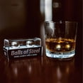 thumbnail image 5 of Meggemo Round Stainless Steel Whiskey Stones Ice Cubes for Home Bar Cocktails Bourbon Scotch Keeps Drinks Cold Longer Reusable Durable Non Diluting, 5 of 7