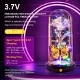 thumbnail image 2 of Gifts Pusuny Galaxy Glass Rose Light Up en forma de cúpula de cristal para mujer, 2 of 9