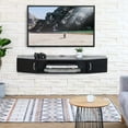thumbnail image 1 of FITUEYES Floating Shelf Entertainment Center,TV Stands With Open Shelf Media Console Rack Cabinet with Storage Black, 1 of 5