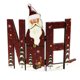 thumbnail image 1 of Feliz Navidad Adorno De Papá Noel De Madera Decoraciones De Mesa De Madera Para La Fiesta De Navidad De Invierno Decoración De Estante Superior De Mesa seitruly HA040062-01, 1 of 6