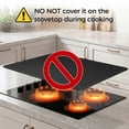 thumbnail image 2 of YUHFERA Stove Top Cover for Electric Stove - Silicone Stove Mat for Glass Top, Glass Cooktop Protector, XL Dish Drying Mats For Kitchen,Oven Covers for Electric Stove (Black,28 x 20), 2 of 7