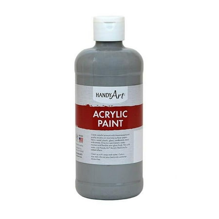 UPC: 0194629006113 | Rock Paint & Handy Art RPC101105-3 16 oz Acrylic Paint Gray – 3 Each