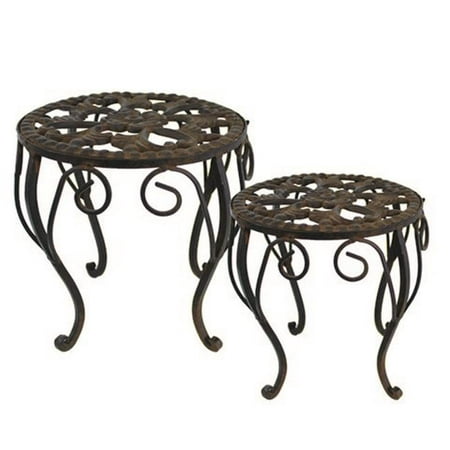 TIC Collection 39-049 Martha Plant Stand - Set of 2