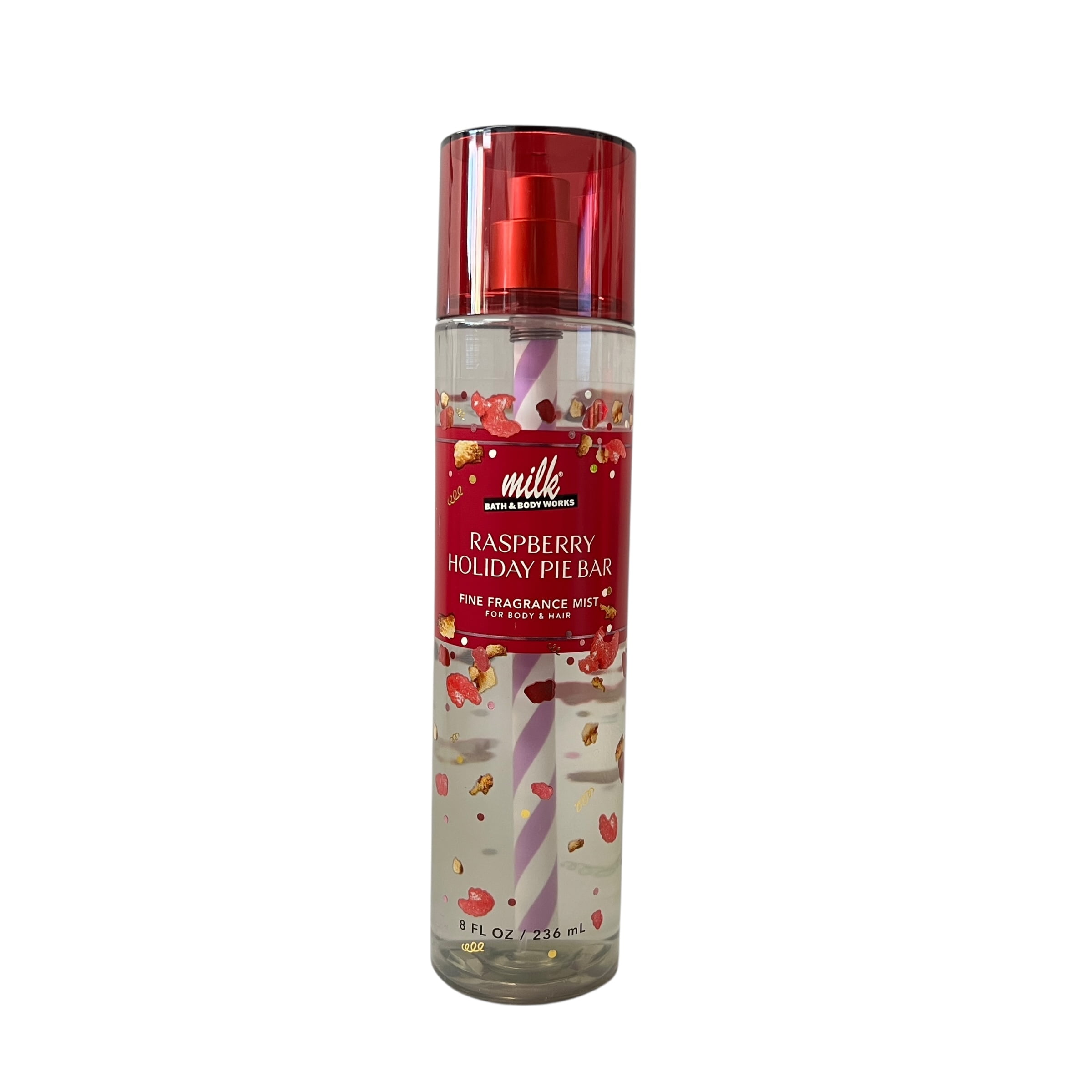 Bath & Body Works Raspberry Holiday Pie Bar Mist 8 fl oz 2 Pack