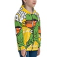 thumbnail image 5 of Rocae T-Rex Playing Football for Zip Up Hoodies for Teen Sweatshirt with Hood-Medium, 5 of 6