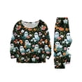 thumbnail image 2 of 2026 Matching Family Halloween Pajamas Set, Fall Sleepwear, Ghost & Pumpkin Printed Holiday Sleepwear, Soft Loungewear PJs Outfit, 2 of 4