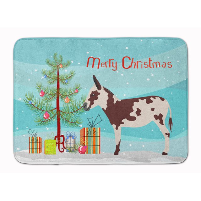 "Treasures American Spotted Donkey Christmas Floor Mat, 19""" x 27"", Multicolor" Caroline's Treasures BB9218RUG