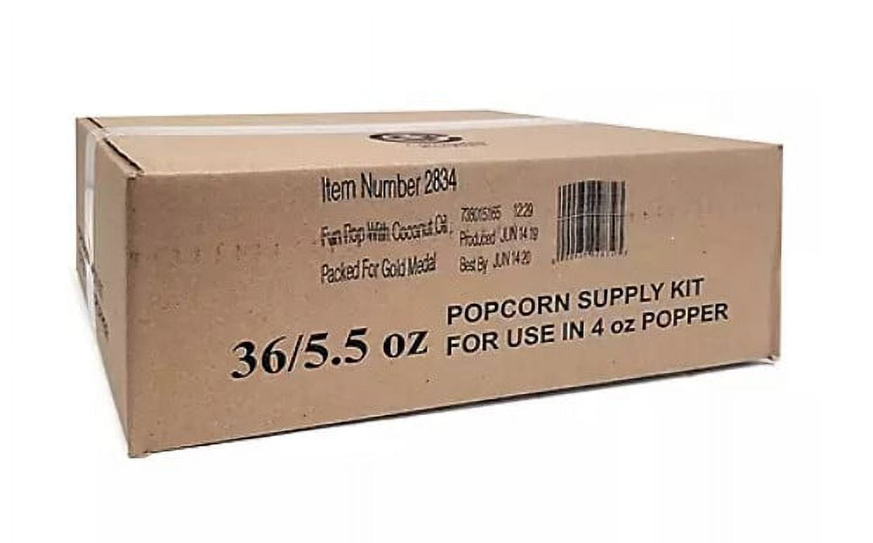 Mega Pop Corn Oil Salt Kit 4Oz Case 36