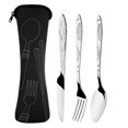 thumbnail image 1 of Steak Easy To Clean Portable Stainless Steel Cutlery Portable Cutlery, 1 of 9