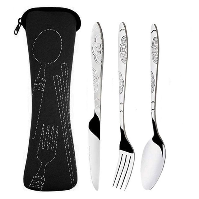 Steak Easy To Clean Portable Stainless Steel Cutlery Portable Cutlery