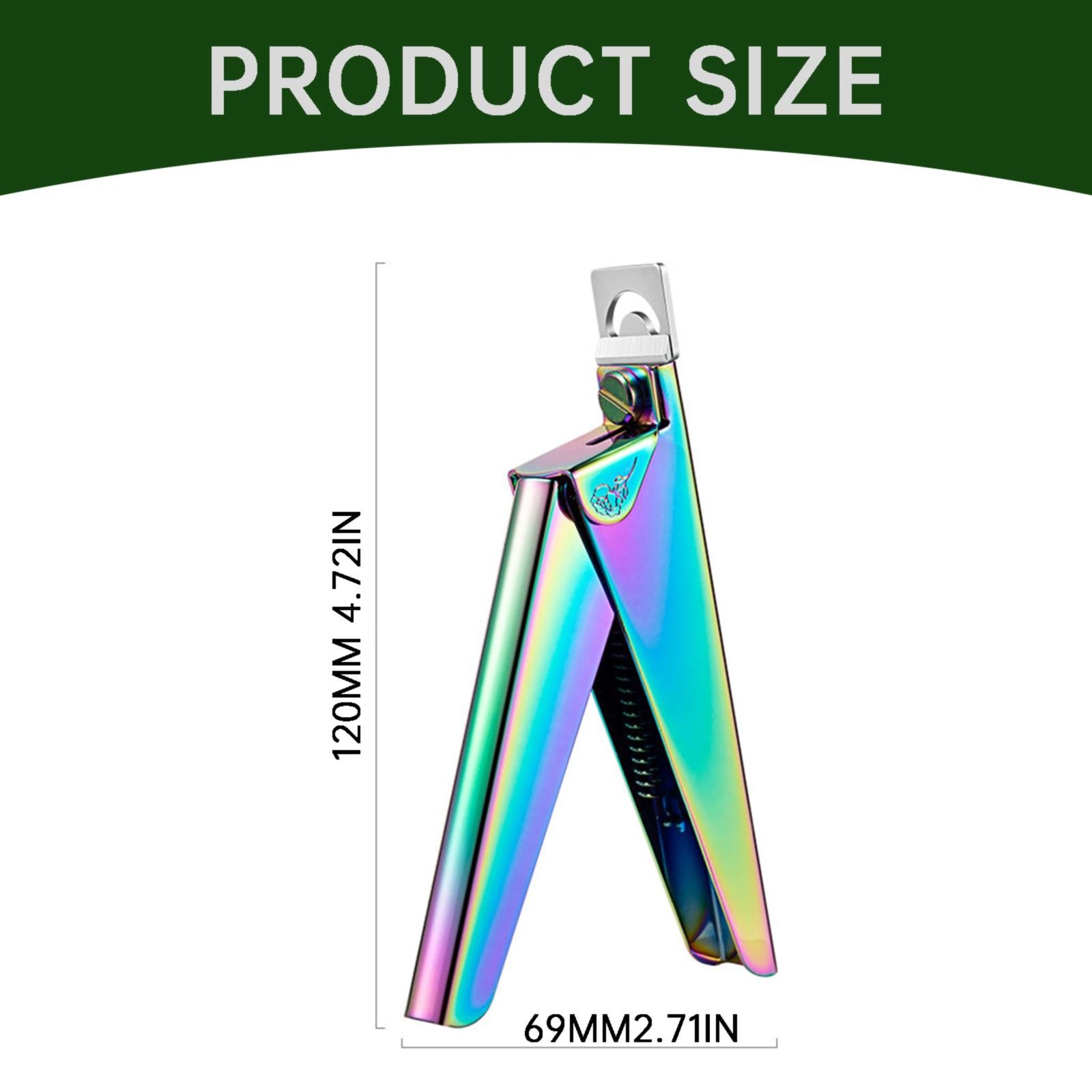 Premium Adjustable Nail Clippers With Magnets Sizers For Acrylic Nails ...