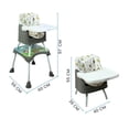 thumbnail image 4 of Silla Alta The Baby Shop The Baby Shop con Bandeja y Cinturón de 5 puntos Gris, 4 of 8