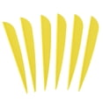 thumbnail image 3 of Arrows Vanes 4 Inch Plastic Feather Fletching for DIY Archery Arrows 50 Pack(Yellow), 3 of 7