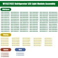 thumbnail image 3 of W11527432 LED Light Module Replacement Compatible with Refrigerator Models W11101384 W11333374 W11387579 W11042554 WRX735SDHZ Series Fridge Lighting Assembly, 3 of 8
