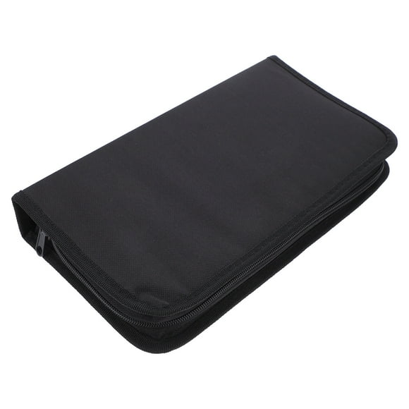 MasteelfCA Oxford Cloth CD Storage Case DVD Holder CD Storage Container (80 Capacity)