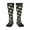 3 Black, variant on Xecao Pink Sleeping Fox Print Compression Socks for Both Men And Women for Running, Travel, Flight, Nurse
